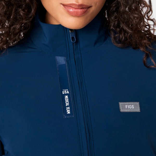 women's Team USA Blue FIGS x Team USA On-Shift - Float Bomber Jacket™