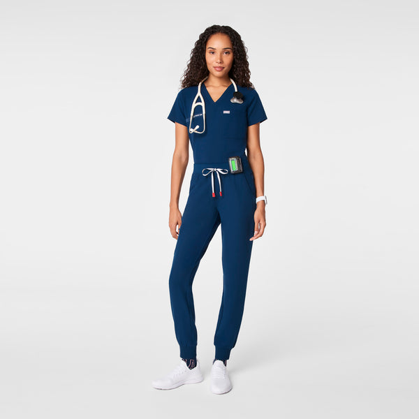 women's Team USA Blue FIGS x Team USA Zamora - Tall Jogger Scrub Pant™
