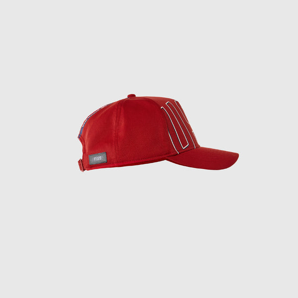 unisex Team USA Red FIGS x Team USA Baseball Cap
