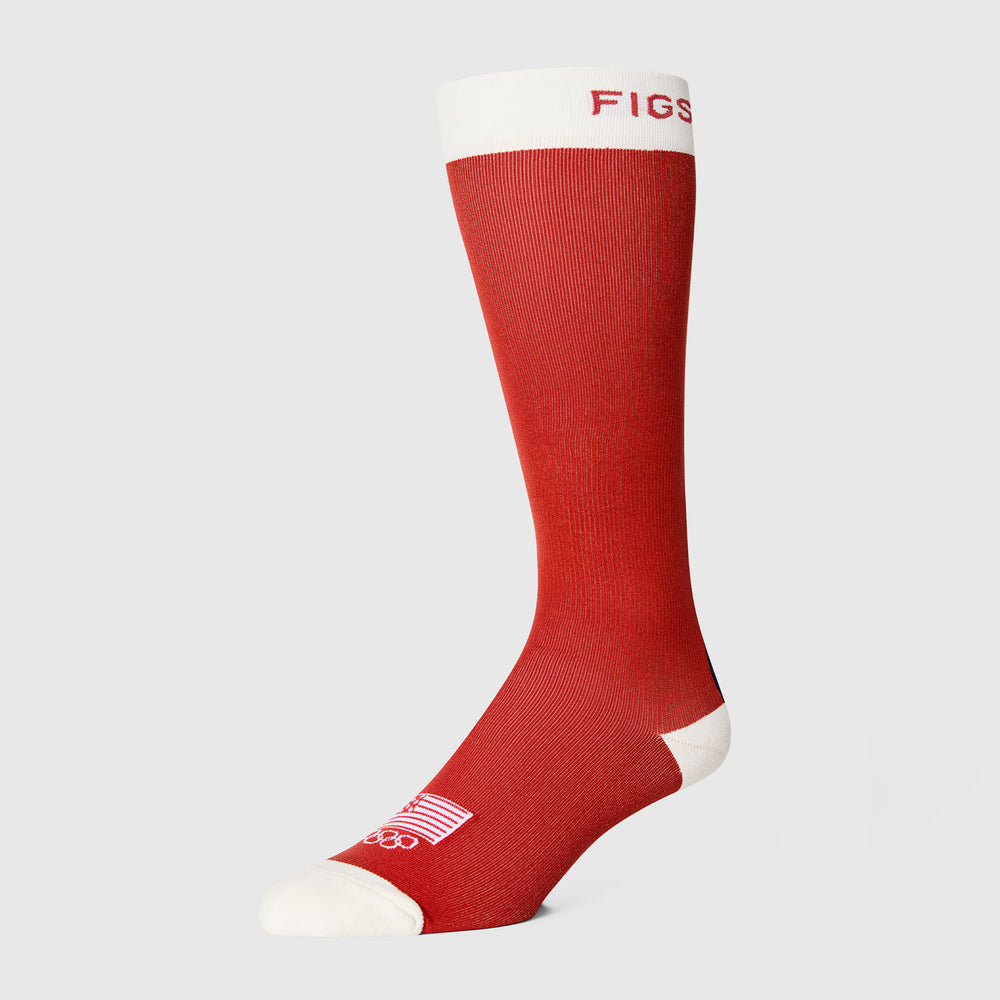 unisex Team USA Red FIGS x Team USA - Compression Socks