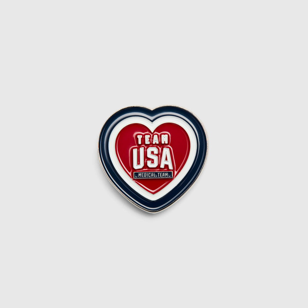 FIGS | V Coterie - Team USA Heart Enamel Pin