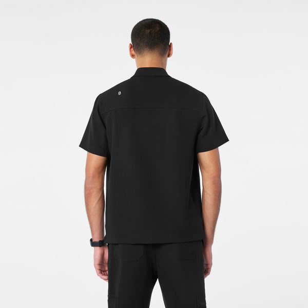 men's Black Jasper Polo - Scrub Top