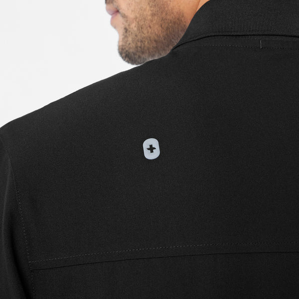 men's Black Jasper Polo - Scrub Top