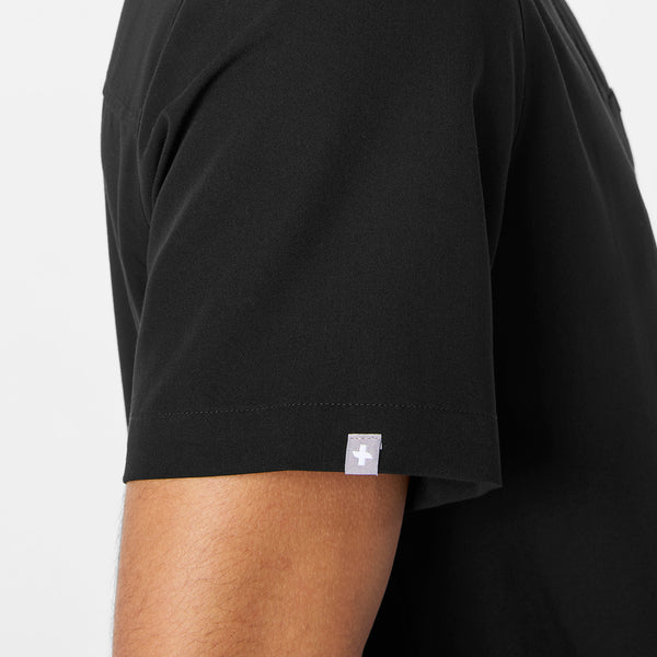 men's Black Jasper Polo - Scrub Top