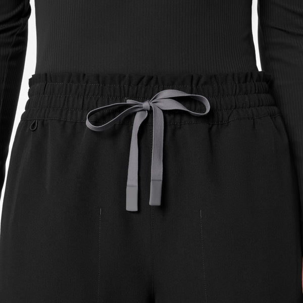 Women's Black Marseille High-Rise Wide-Leg - Scrub Pant
