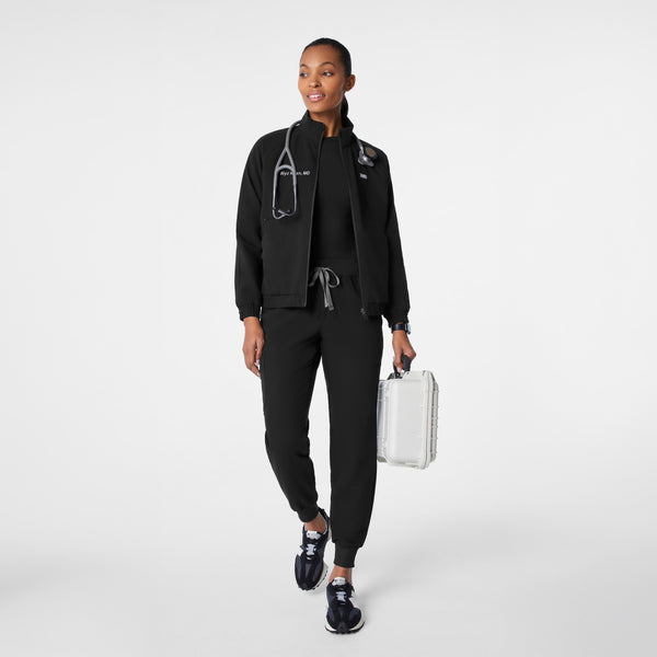 Women's Black Sydney -  Scrub Jacket