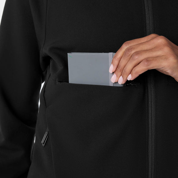 Women's Black Sydney -  Scrub Jacket