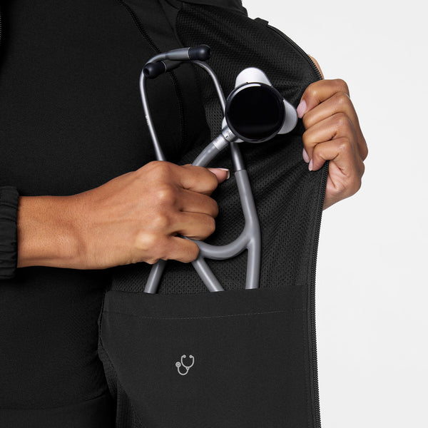 Women's Black Sydney -  Scrub Jacket