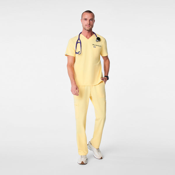 men's Butter Yellow Chisec - Three-Pocket Scrub Top™