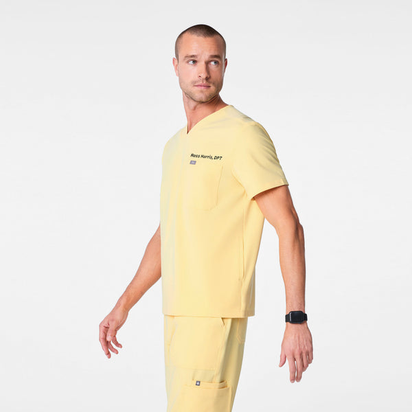men's Butter Yellow Chisec - Three-Pocket Scrub Top™