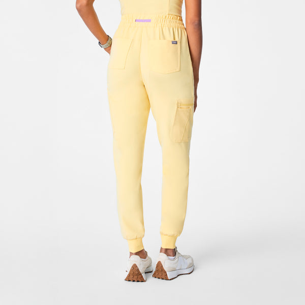 Women's Butter Yellow Uman High-Rise - Jogger Scrub Pant