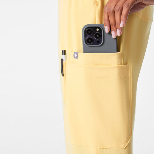 Women's Butter Yellow Uman High-Rise - Jogger Scrub Pant