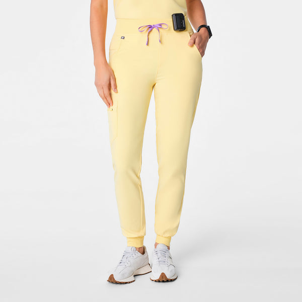 women's Butter Yellow High Waisted Zamora - Jogger Scrub Pant™
