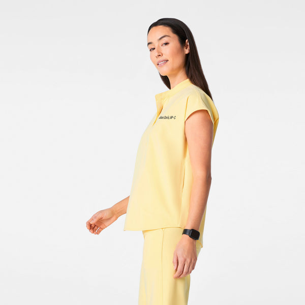 women's Butter Yellow Rafaela - Oversized Scrub Top™