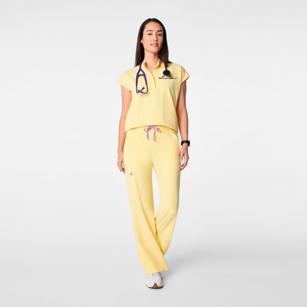 women's Butter Yellow Rafaela - Oversized Scrub Top™