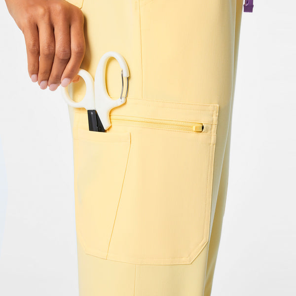 Women's Butter Yellow Uman Relaxed - Tall Jogger Scrub Pant