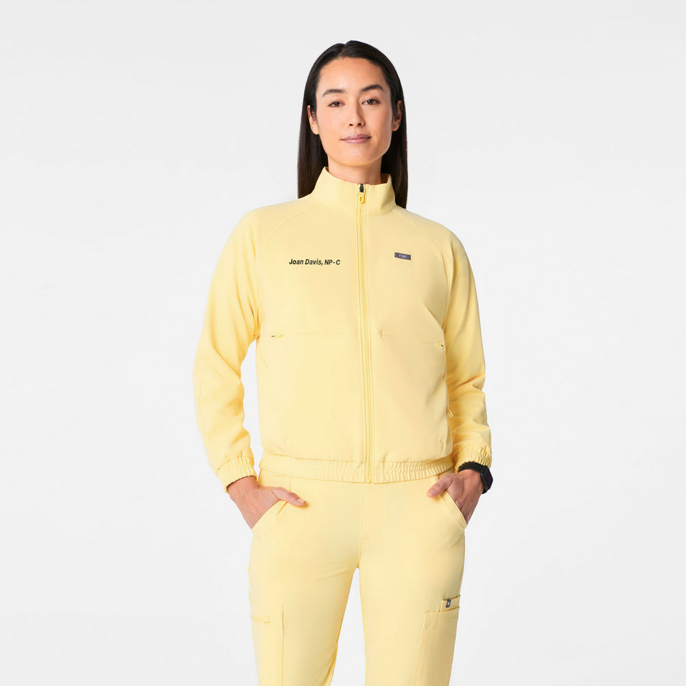 Women's Butter Yellow Sydney - Scrub Jacket