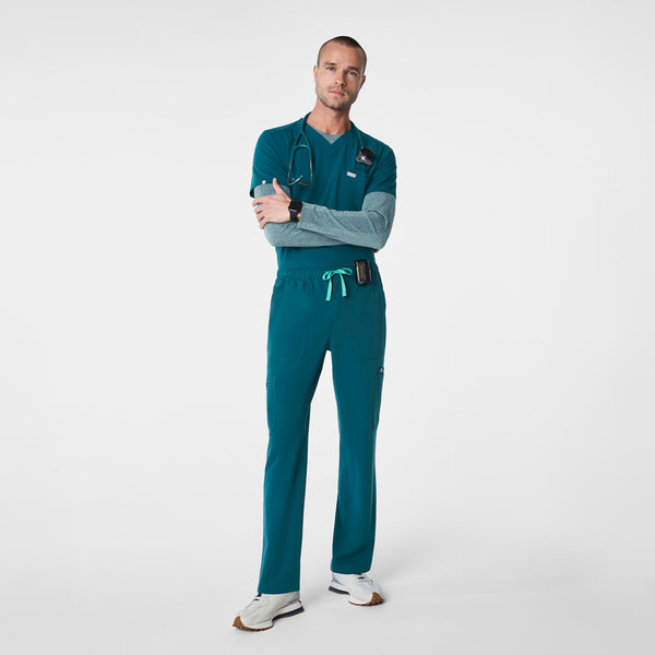 men's Caribbean Blue Makato Seamless - Longsleeve Underscrub