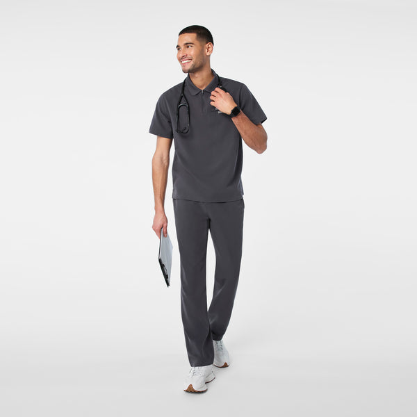men's Charcoal Jasper Polo - Scrub Top