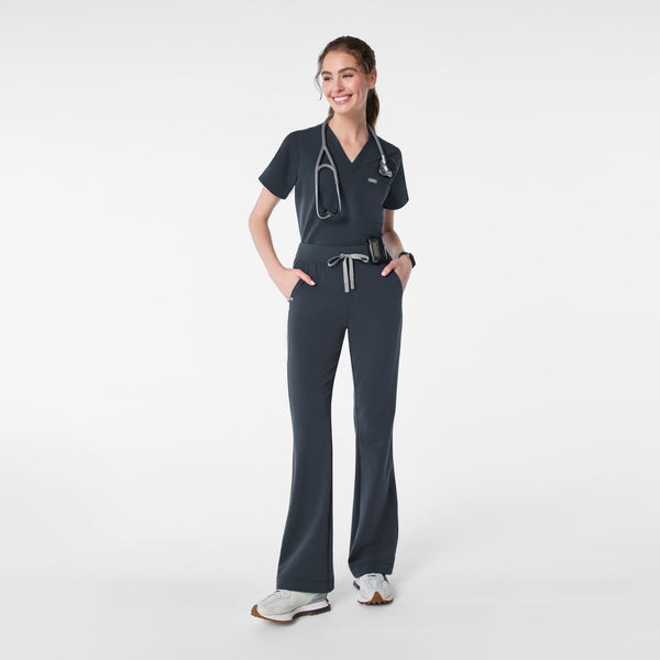 Women's Dark Harbor Kimberley High-Rise Flare - Petite Scrub Pant