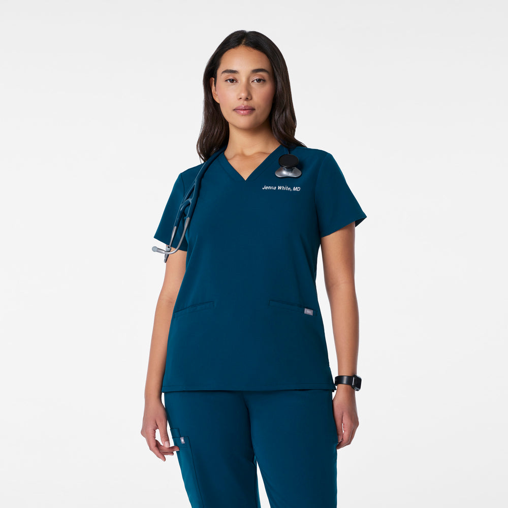 women's Deep Reef Casma - Three-Pocket Scrub Top™