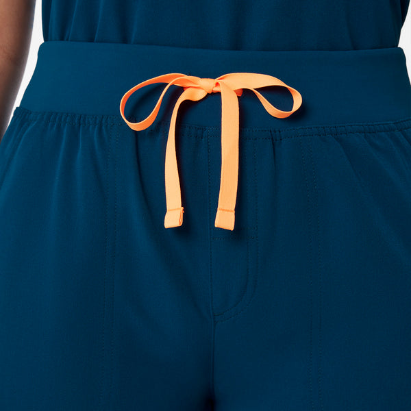 women's Deep Reef High Waisted Isabel Wide Leg - Tall Scrub Pant