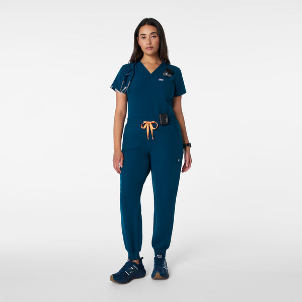women's Deep Reef High Waisted Uman Relaxed - Tall Jogger Scrub Pant
