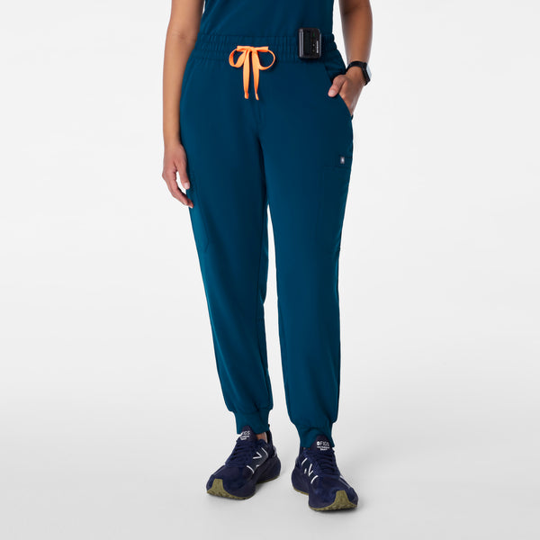women's Deep Reef High Waisted Uman Relaxed - Tall Jogger Scrub Pant