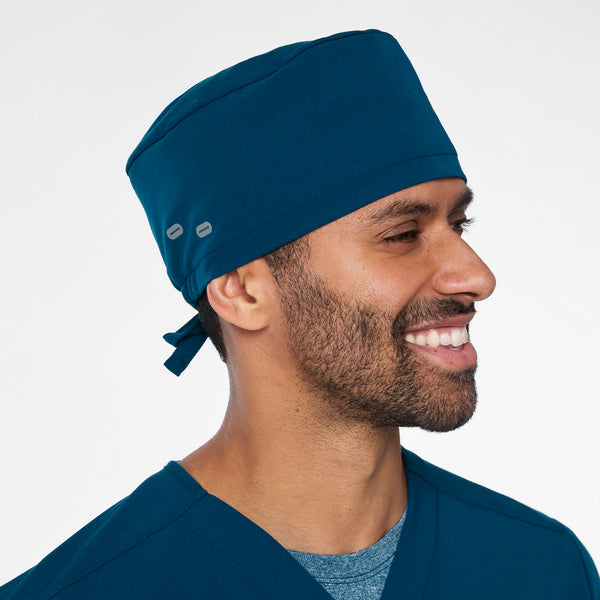 Deep Reef Modern - Classic Scrub Cap Buttonholes