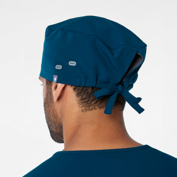 Deep Reef Modern - Classic Scrub Cap Buttonholes
