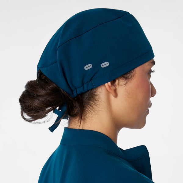 Deep Reef Modern - Classic Scrub Cap Buttonholes