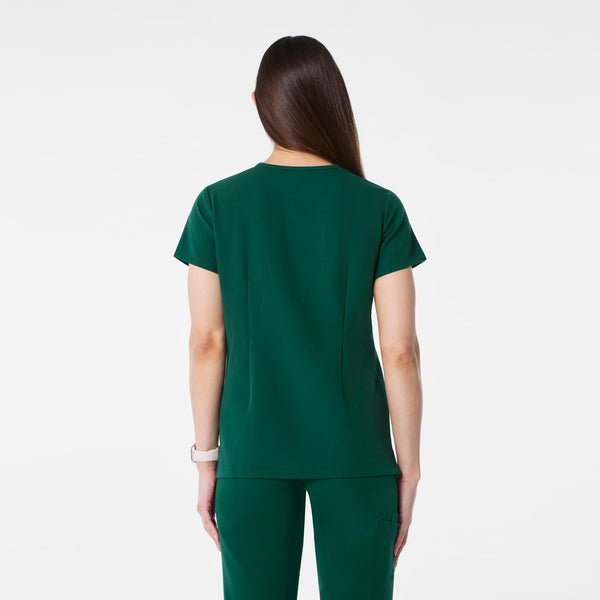 women's Forest Green Casma - Three-Pocket Scrub Top™