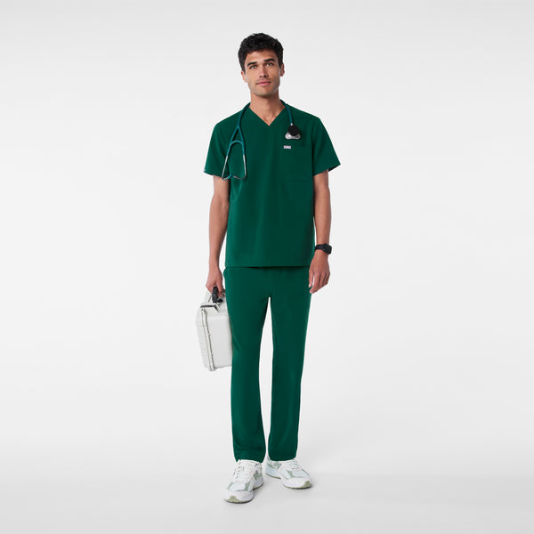 men's Forest Green Chisec - Three-Pocket Scrub Top™