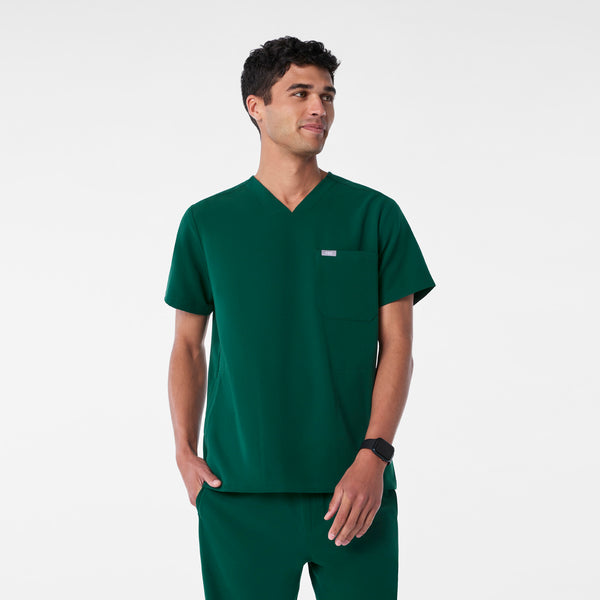 men's Forest Green Chisec - Three-Pocket Scrub Top™