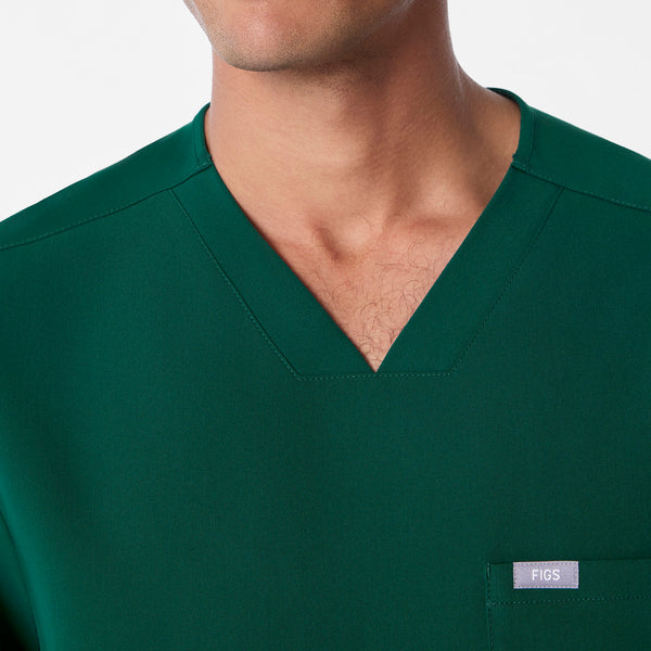 men's Forest Green Chisec - Three-Pocket Scrub Top™