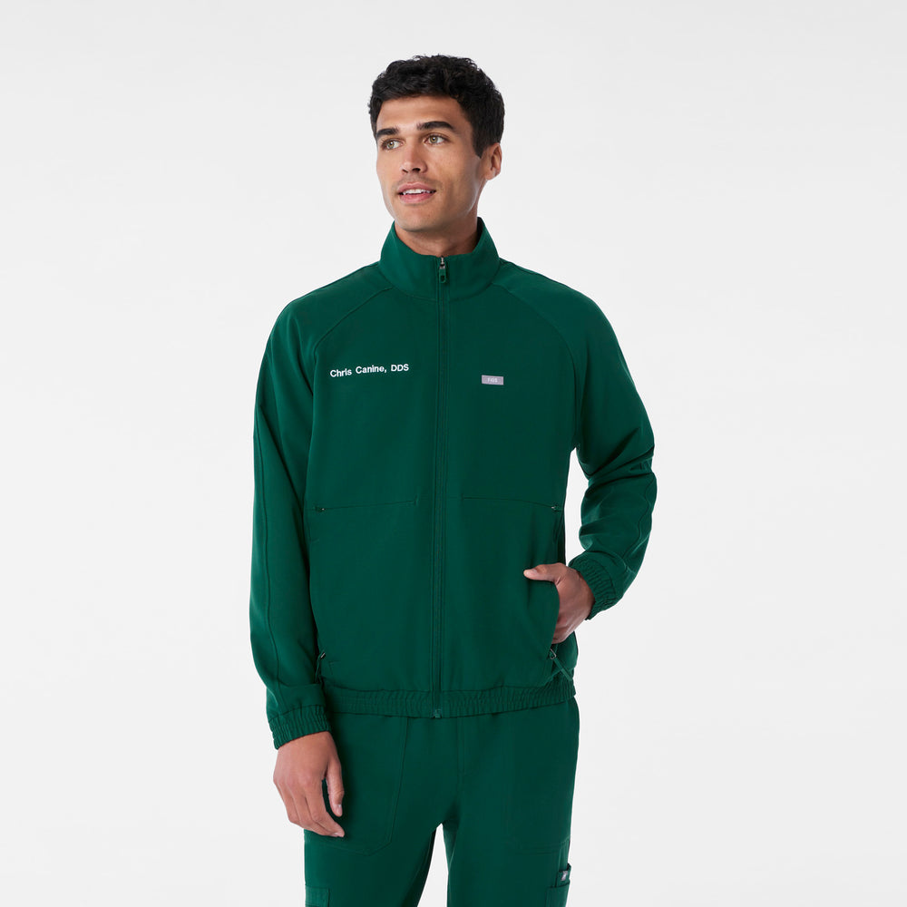 men's Forest Green Cobaki - Scrub Jacket