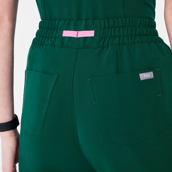 Women's Forest Green Dowa High-Rise Straight-Leg - Scrub Pant