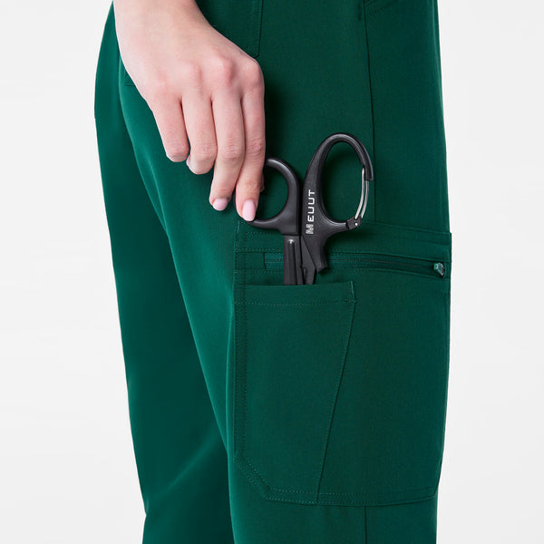 women's Forest Green High Waisted Dowa - Tall Scrub Pants
