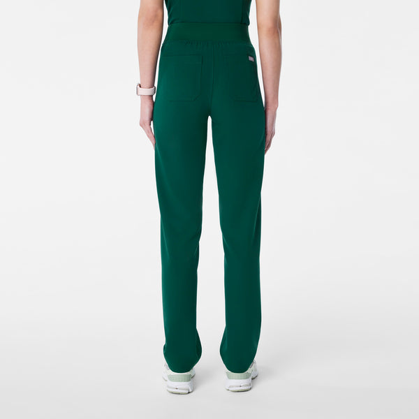 women's Forest Green High Waisted Livingston - Petite Basic Scrub Pant™