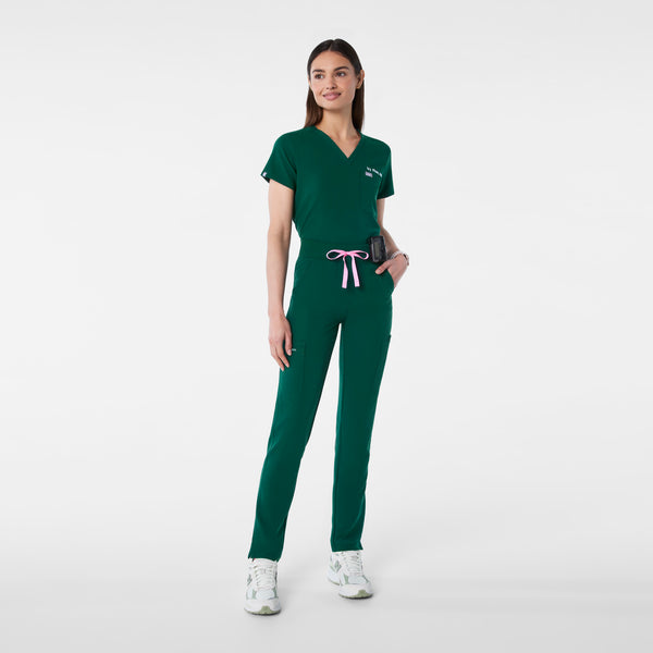 women's Forest Green High Waisted Yola - Skinny Scrub Pant™