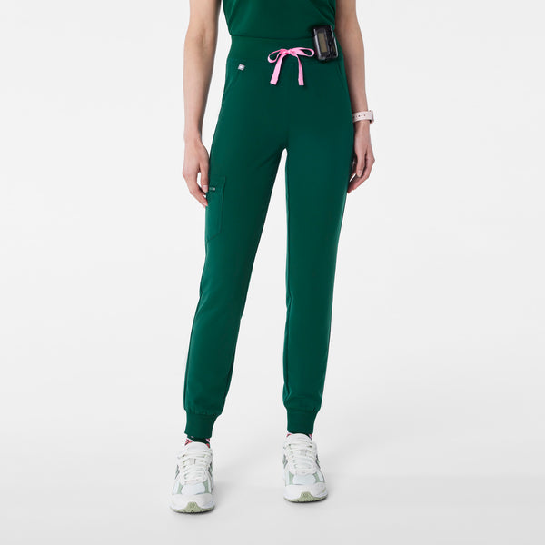 women's Forest Green High Waisted Zamora - Jogger Scrub Pant™
