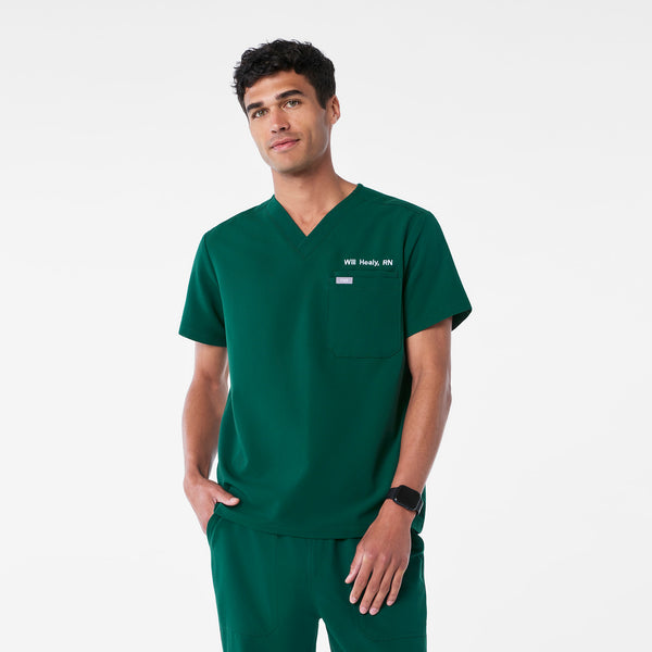 men's Forest Green Leon -  Scrub Top™