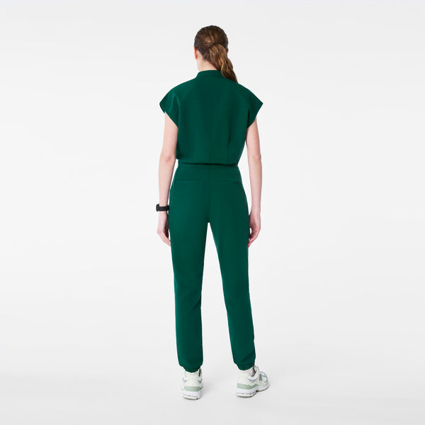women's Forest Green Rafaela Cargo - Petite ScrubJumpsuit™