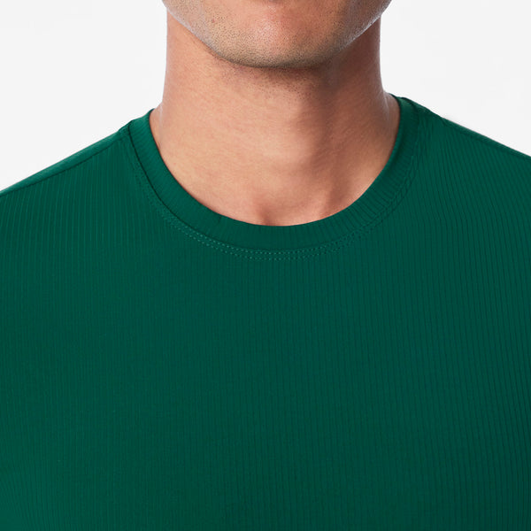 men's Forest Green Ribbed - Longsleeve Underscrub