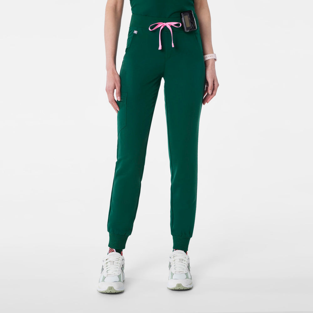 women's Forest Green Zamora - Petite Jogger Scrub Pant™