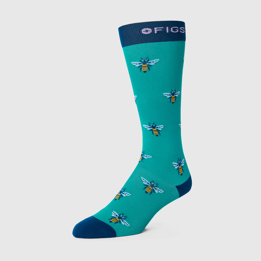 unisex Lagoon Busy Bee - Compression Socks