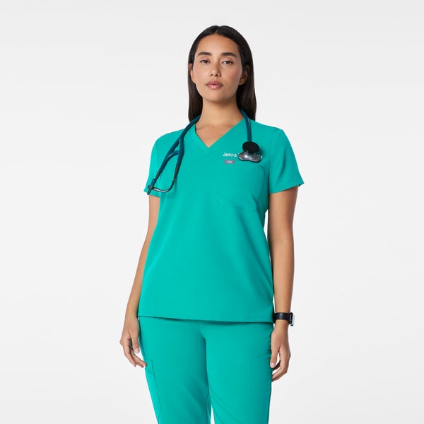 women's Lagoon Catarina Petite - One-Pocket Scrub Top™