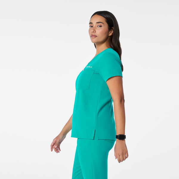 women's Lagoon Catarina Petite - One-Pocket Scrub Top™