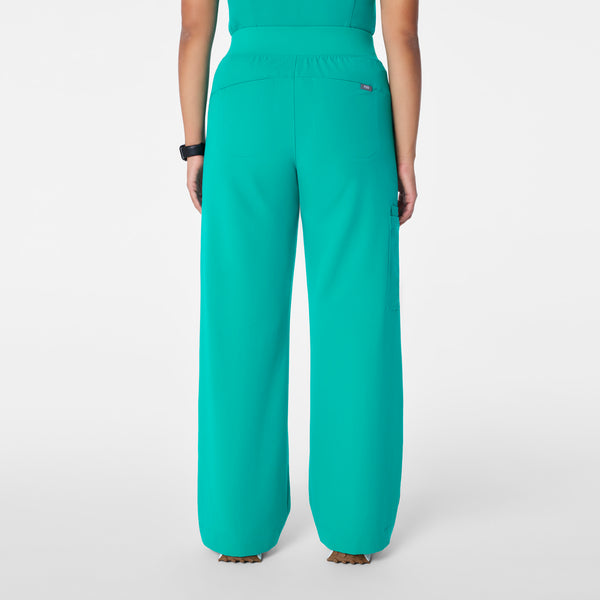 women's Lagoon High Waisted Isabel Wide Leg - Scrub Pant