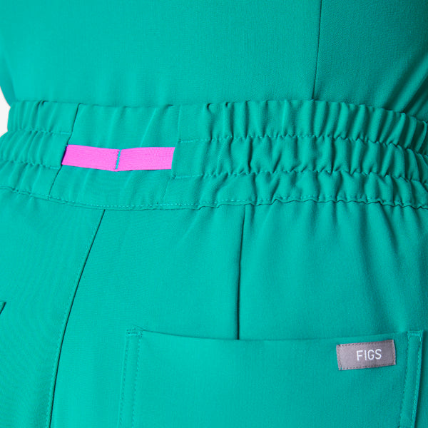 women's Lagoon High Waisted Uman Relaxed - Petite Jogger Scrub Pant